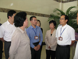 省領(lǐng)導(dǎo)、市領(lǐng)導(dǎo)來我司進(jìn)行視察、指導(dǎo)